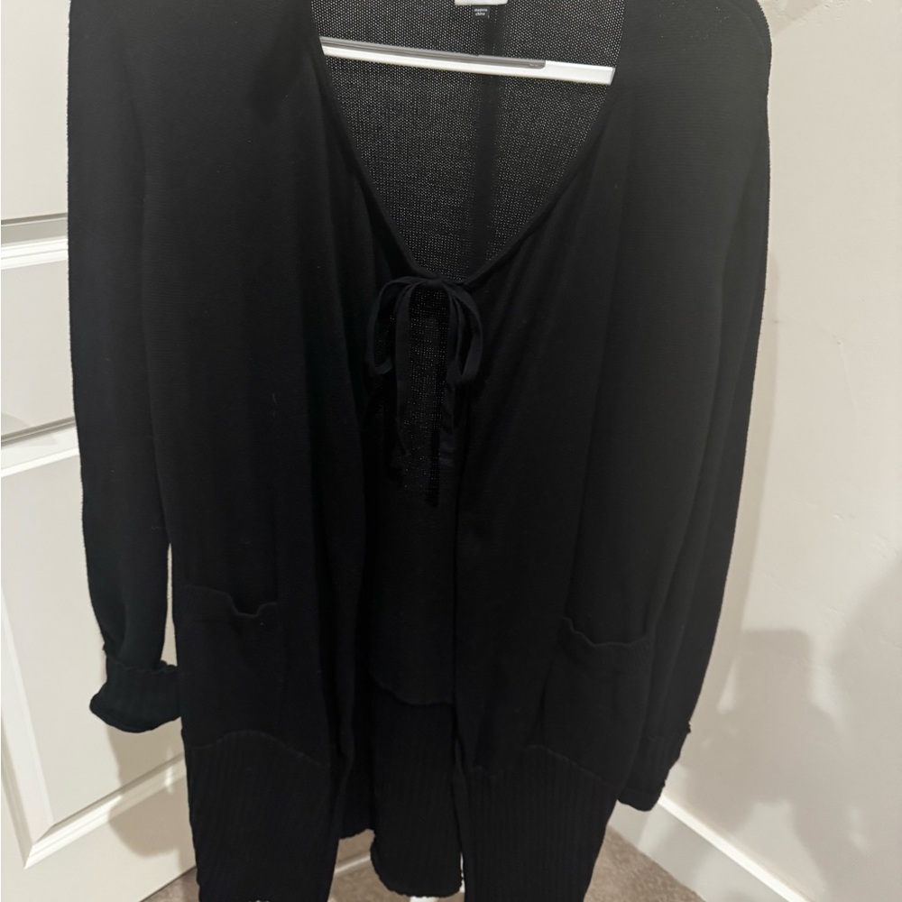 CAbi Elegant Black Women's Cardigan